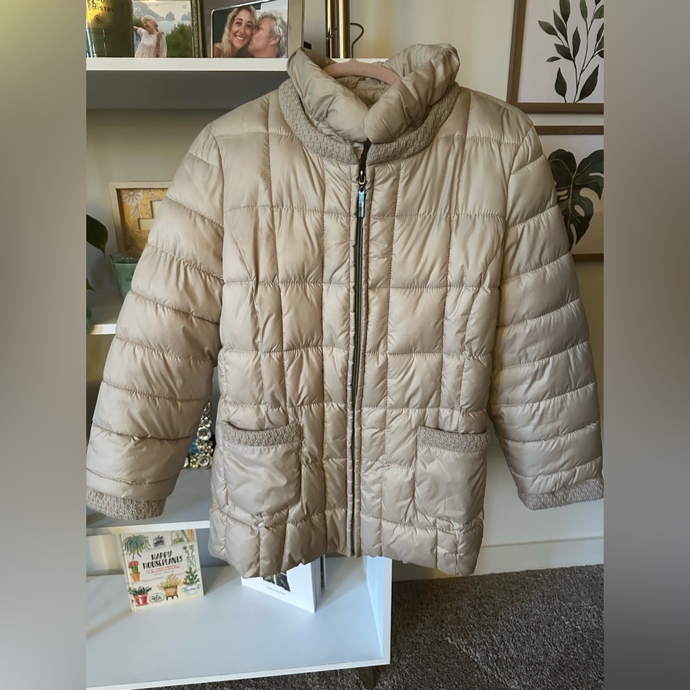 Warm real down soft pretty jacket